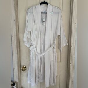 Bliss Bright 100% Cotton White Robe